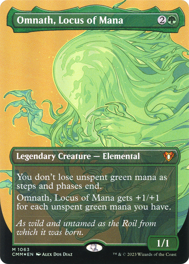 Omnath, Locus of Mana (CMM-1063) (Borderless) (Textured Foil)
