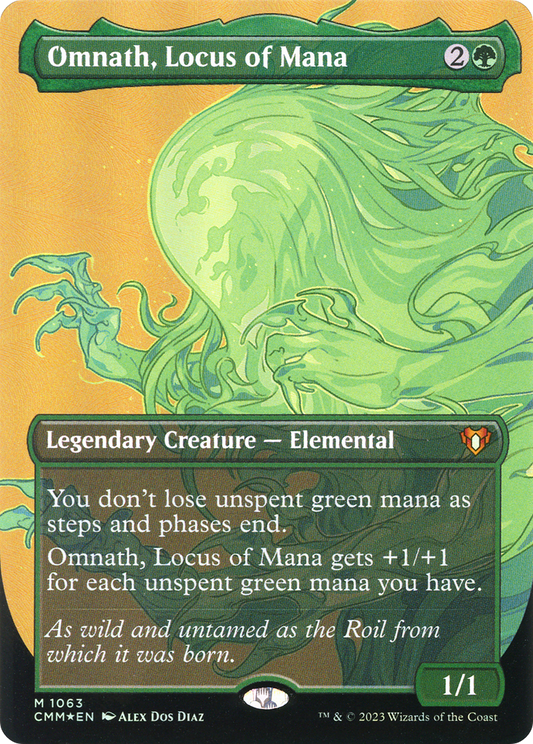 Omnath, Locus of Mana (CMM-1063) (Borderless) (Textured Foil)