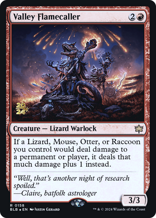 Valley Flamecaller (PRE-158S) (Foil)