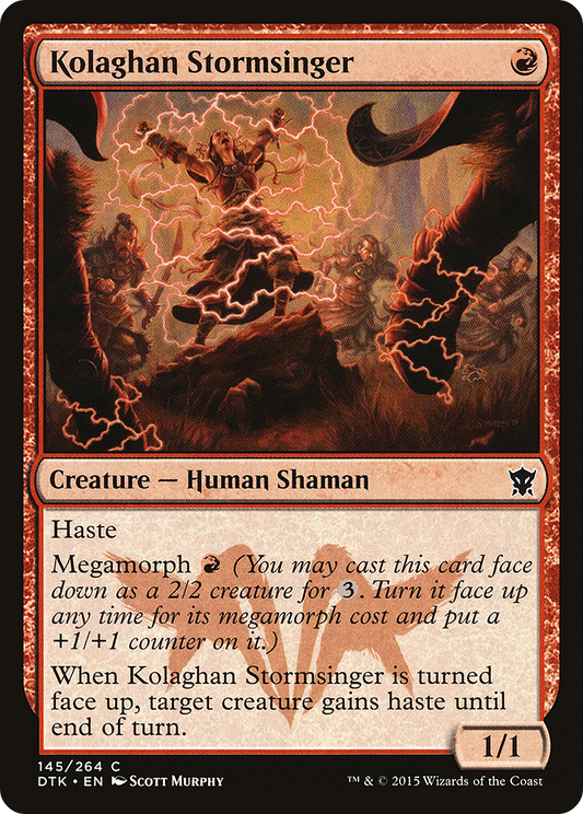 Kolaghan Stormsinger (DTK-145) (Foil)