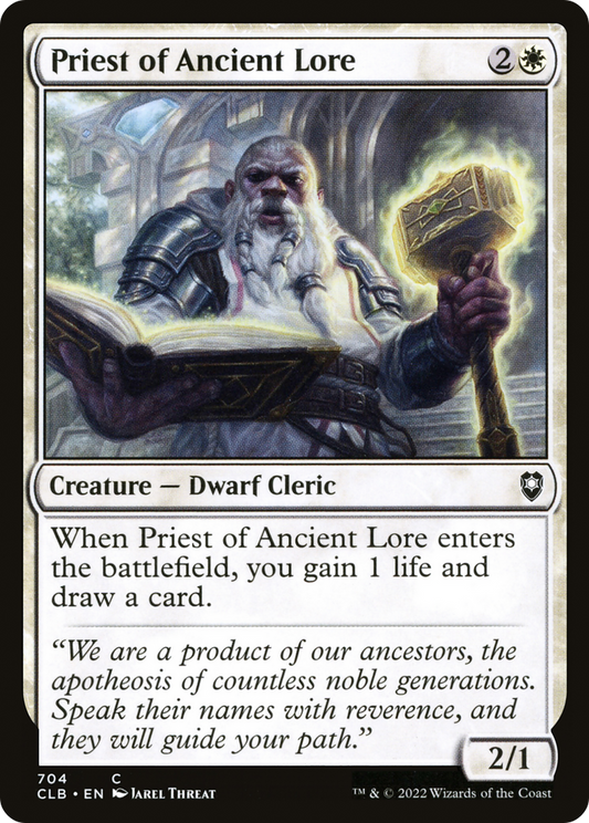 Priest of Ancient Lore (CLB-704)