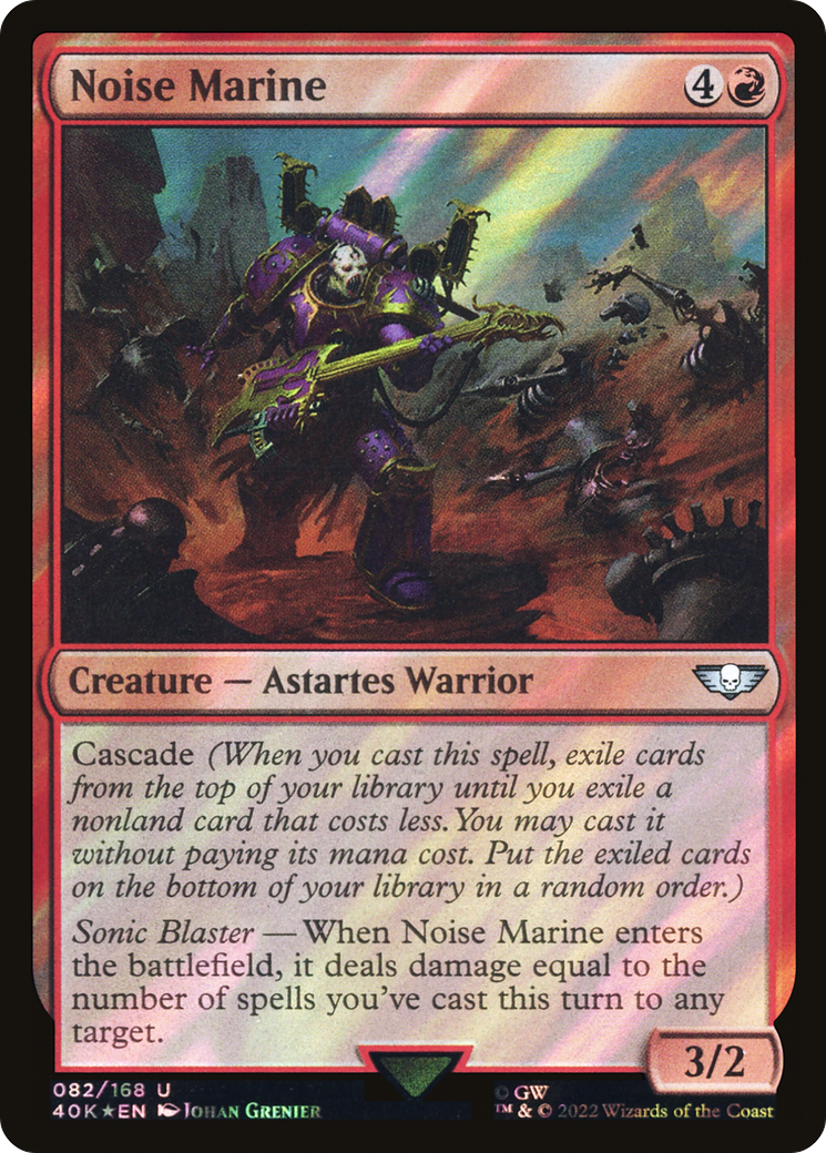 Noise Marine (40K-82★) (Surge Foil)