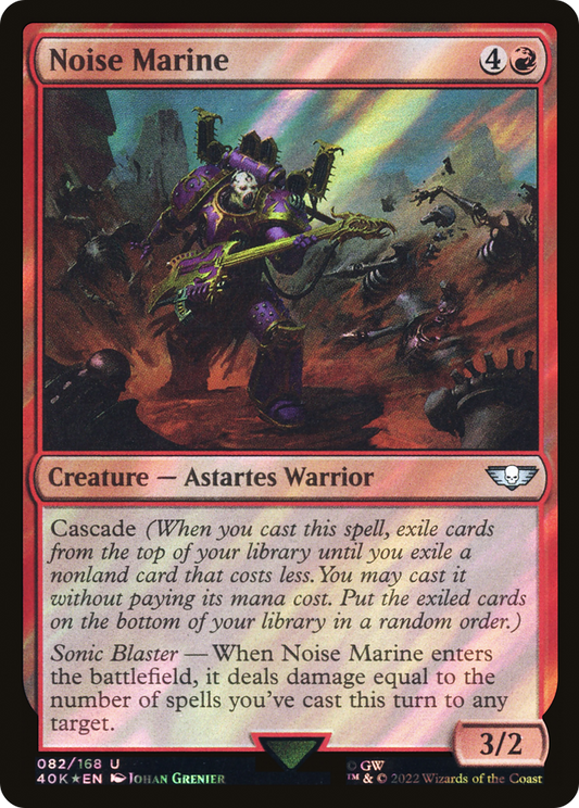 Noise Marine (40K-82★) (Surge Foil)
