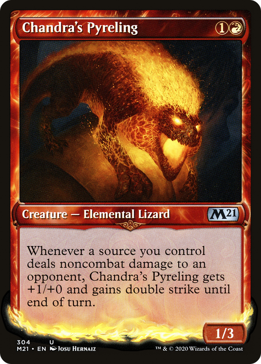 Chandra's Pyreling (M21-304) (Showcase) (Foil)