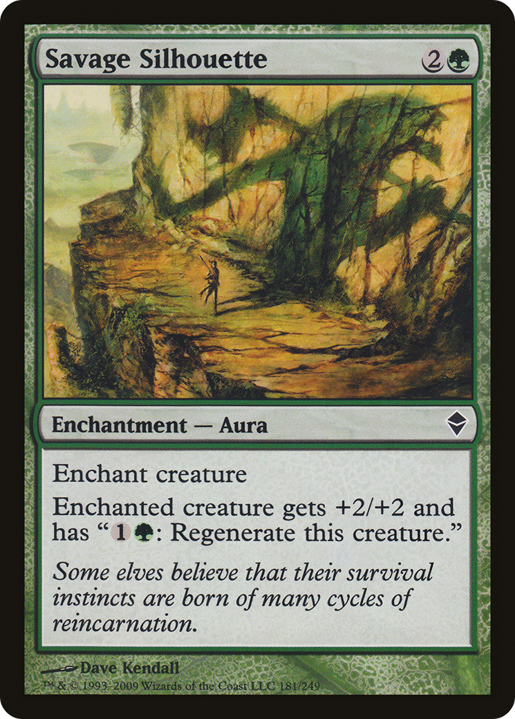 Savage Silhouette (ZEN-181) (Foil)