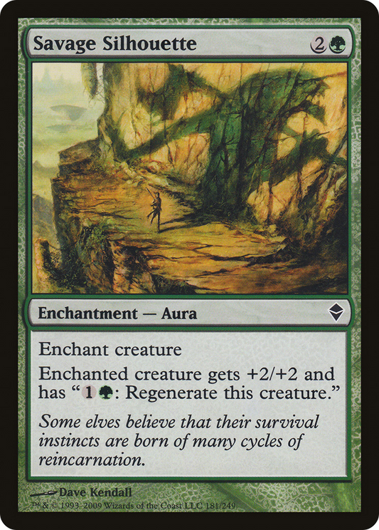 Savage Silhouette (ZEN-181) (Foil)