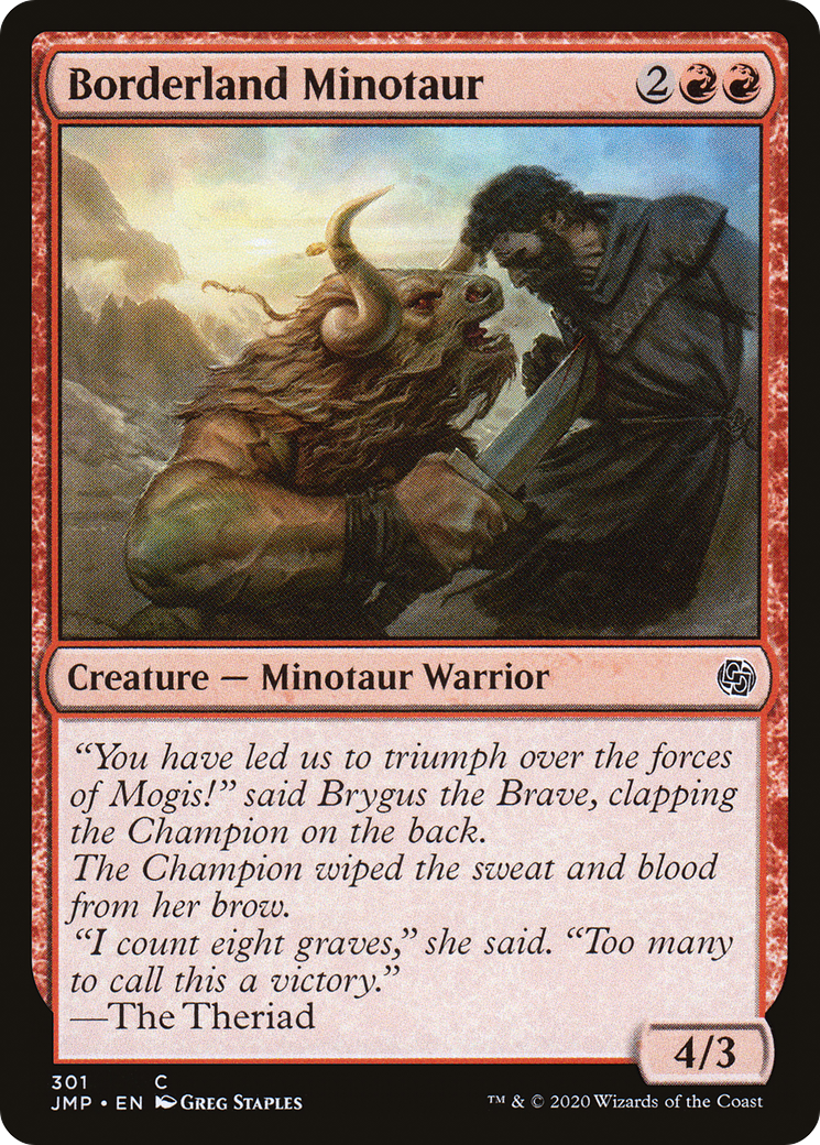 Borderland Minotaur (JMP-301)