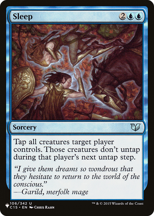 Sleep (LIST-C15-106)