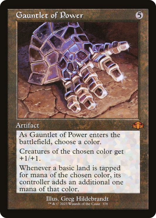 Gauntlet of Power (DMR-378) (Foil)