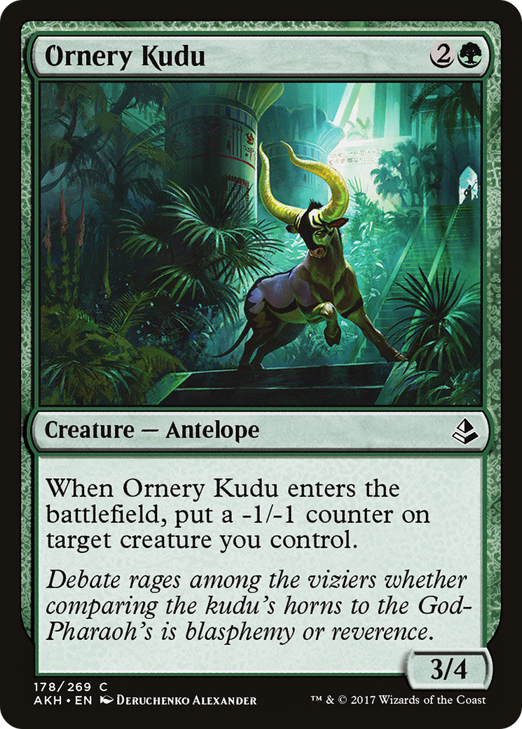 Ornery Kudu (AKH-178) (Foil)