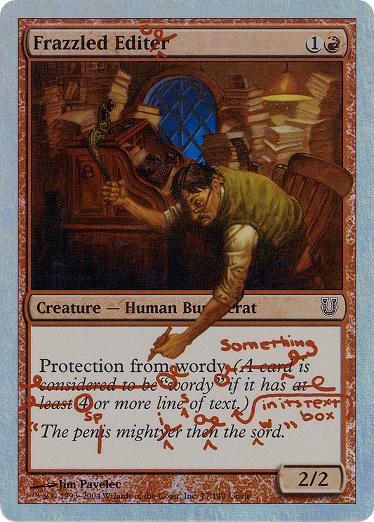 Frazzled Editor (UNH-77★) (Foil)