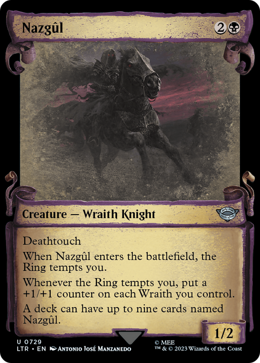 Nazgûl (LTR-729) (Showcase) (Scroll) (Foil)