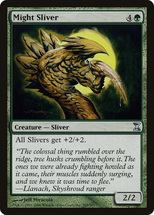 Might Sliver (TSP-205) (Foil)