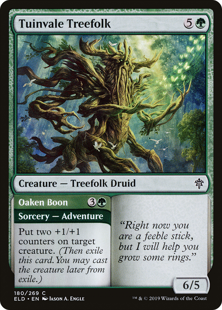 Tuinvale Treefolk // Oaken Boon (ELD-180) (Foil)