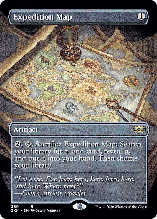 Expedition Map (2XM-359) (Borderless)