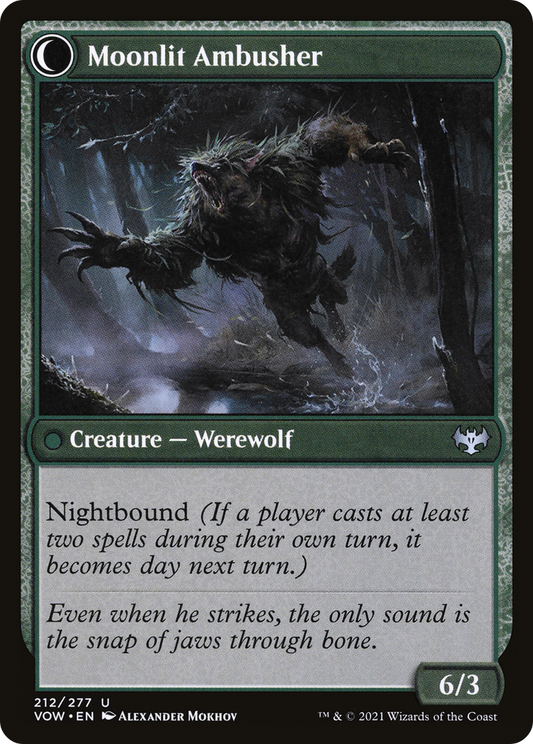 Oakshade Stalker // Moonlit Ambusher (VOW-212)