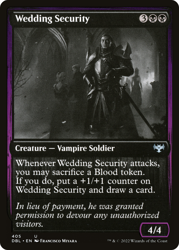 Wedding Security (DBL-405) (Foil)