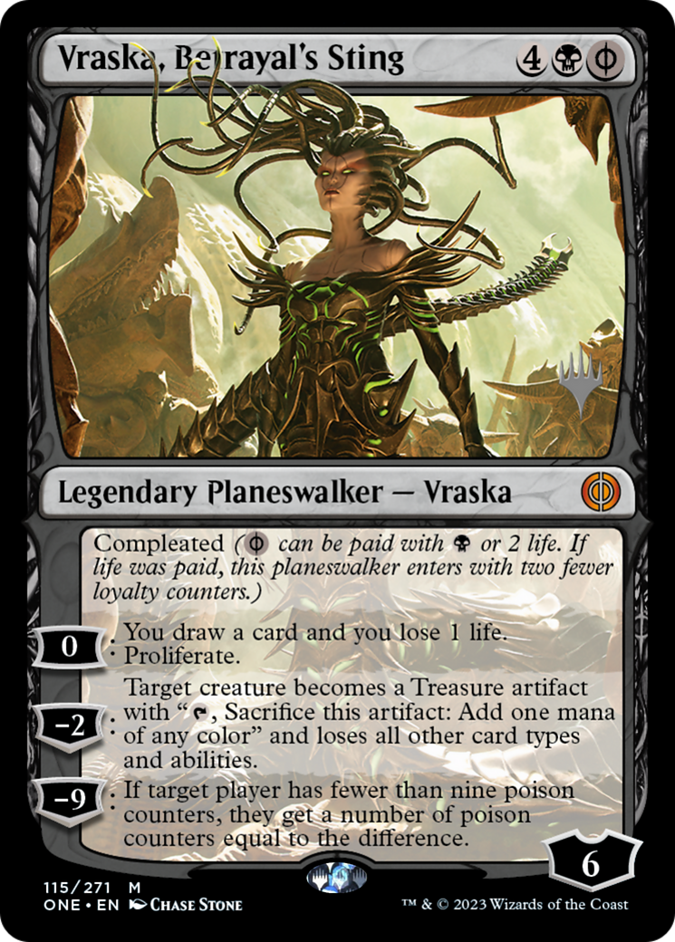 Vraska, Betrayal's Sting (PPONE-115P) (Foil)