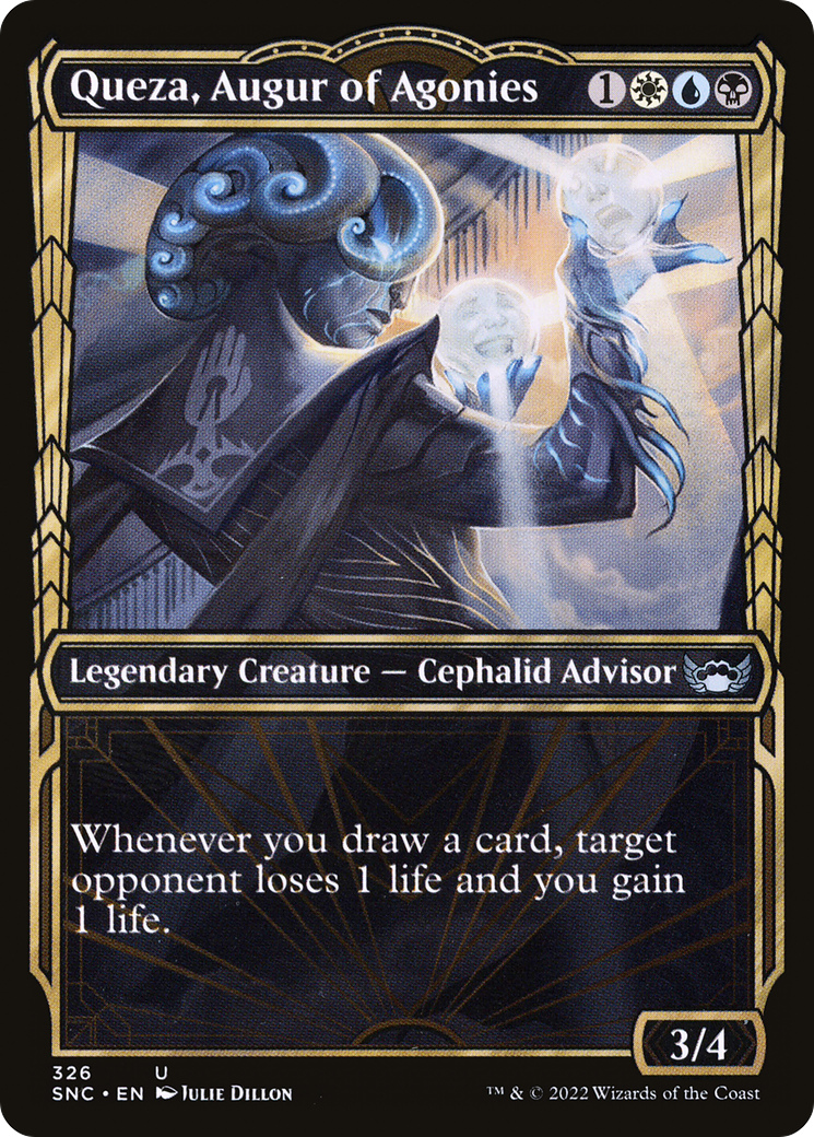 Queza, Augur of Agonies (SNC-326) (Showcase) (Foil)