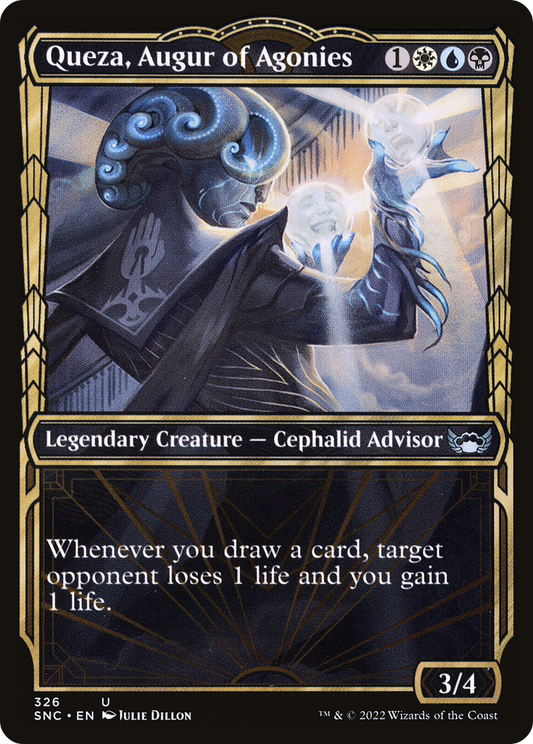 Queza, Augur of Agonies (SNC-326) (Showcase) (Foil)