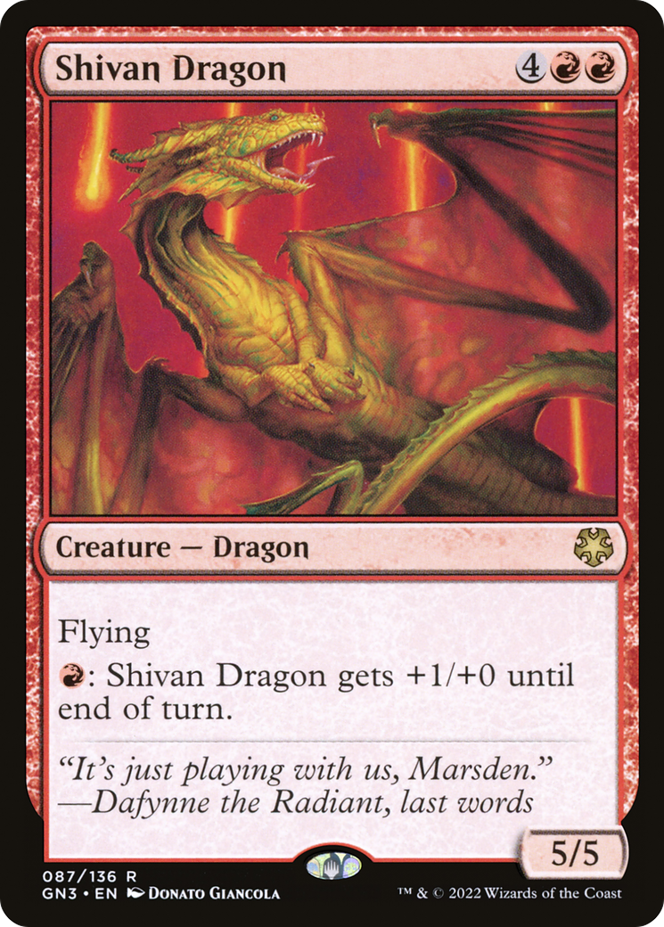 Shivan Dragon (GN3-087)