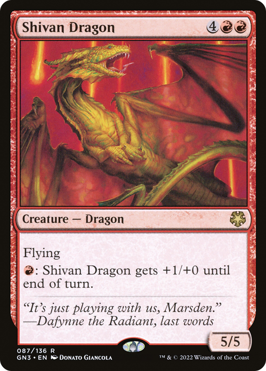 Shivan Dragon (GN3-087)
