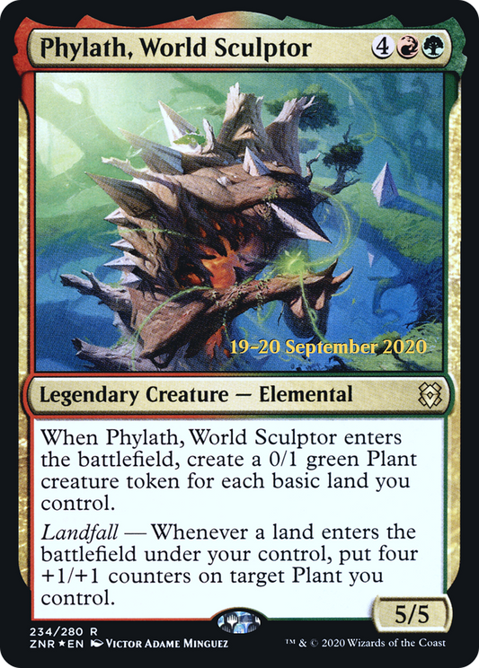 Phylath, World Sculptor (PRE-234S) (Foil)