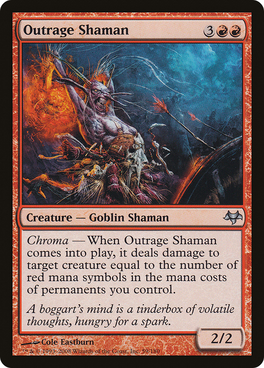 Outrage Shaman (EVE-059) (Foil)