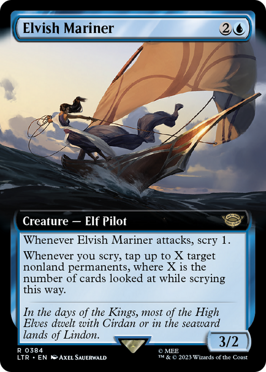 Elvish Mariner (LTR-384) (Extended Art)