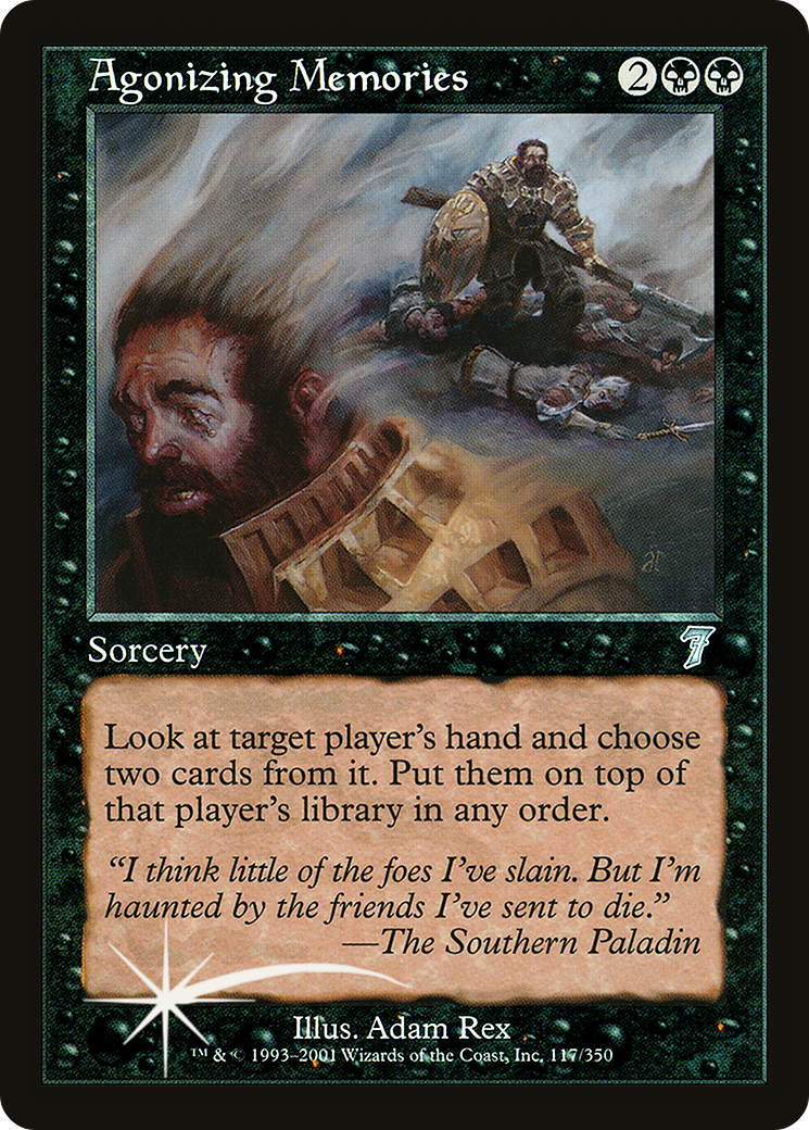 Agonizing Memories (7ED-117★) (Foil)