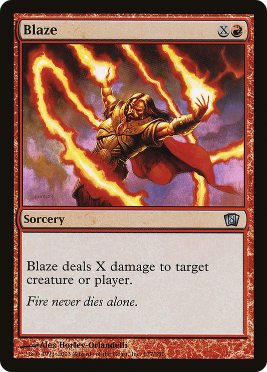 Blaze (8ED-177★) (Foil)