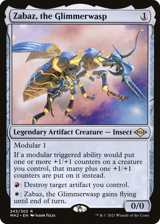 Zabaz, the Glimmerwasp (MH2-243) (Foil)
