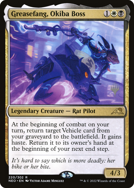 Greasefang, Okiba Boss (PPNEO-220P) (Foil)