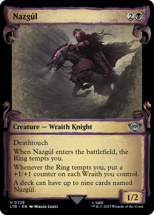 Nazgûl (LTR-728) (Showcase) (Scroll) (Foil)