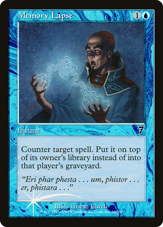 Memory Lapse (7ED-88★) (Foil)