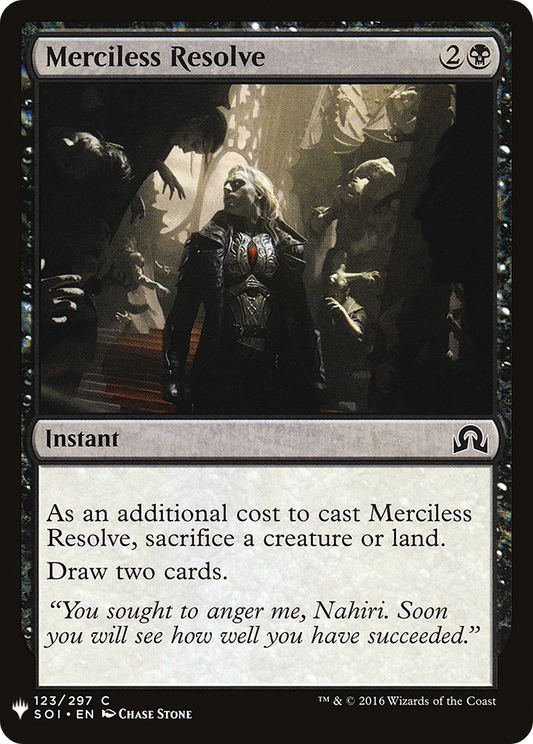 Merciless Resolve (LIST-SOI-123)