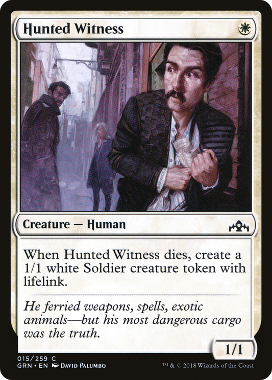 Hunted Witness (GRN-015) (Foil)