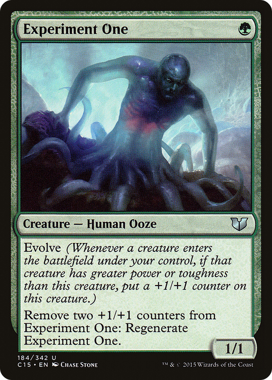 Experiment One (C15-184)