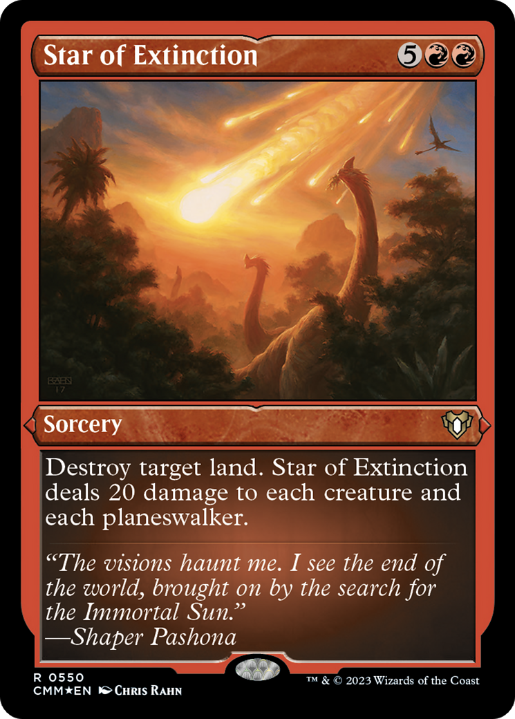 Star of Extinction (CMM-550) (Etched Foil)