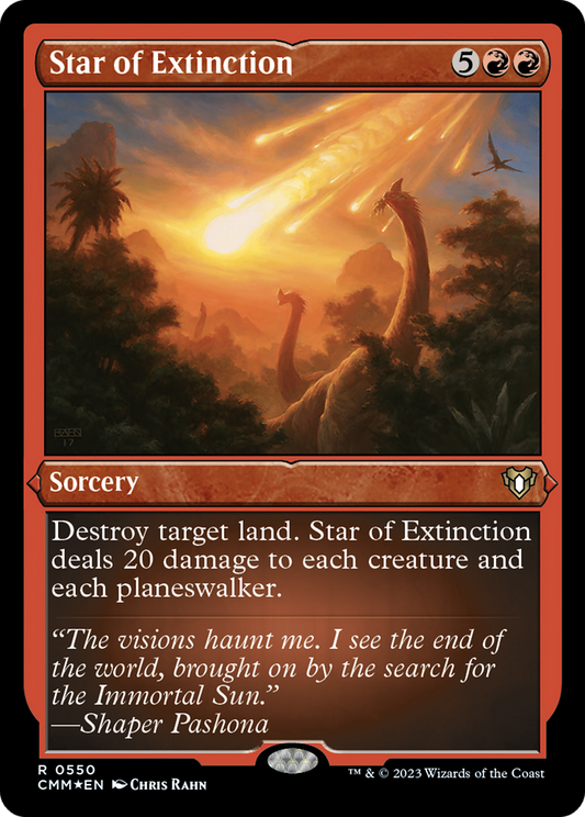 Star of Extinction (CMM-550) (Etched Foil)