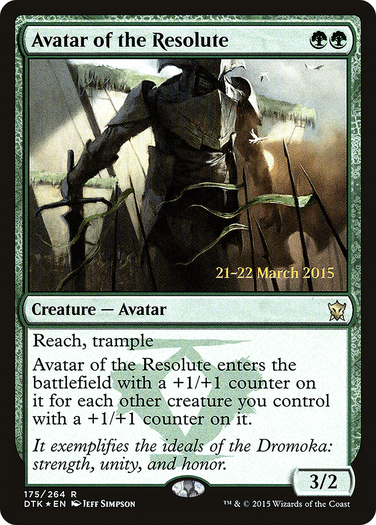 Avatar of the Resolute (PRE-175S) (Foil)