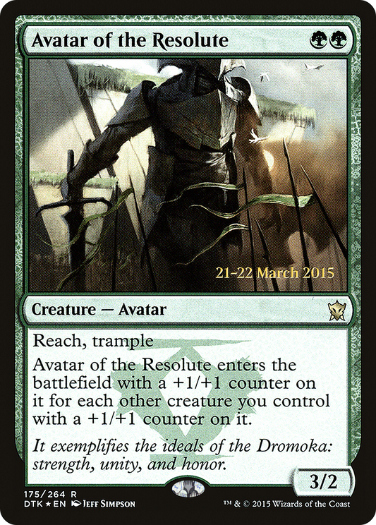 Avatar of the Resolute (PRE-175S) (Foil)