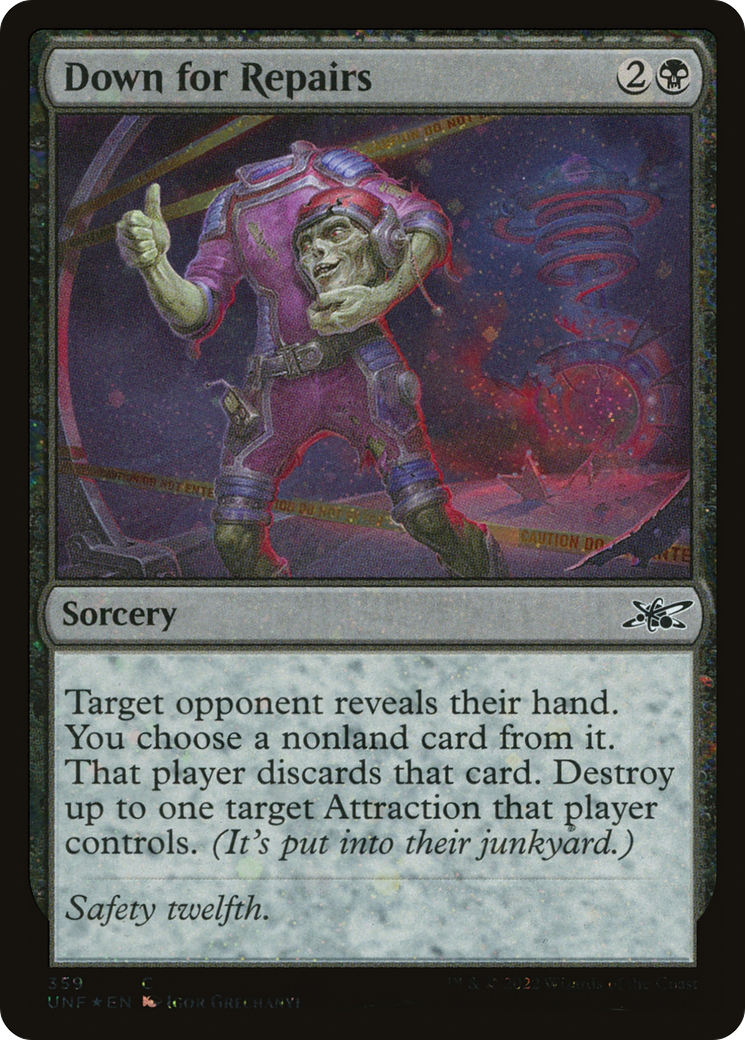 Down for Repairs (UNF-359) (Galaxy Foil)