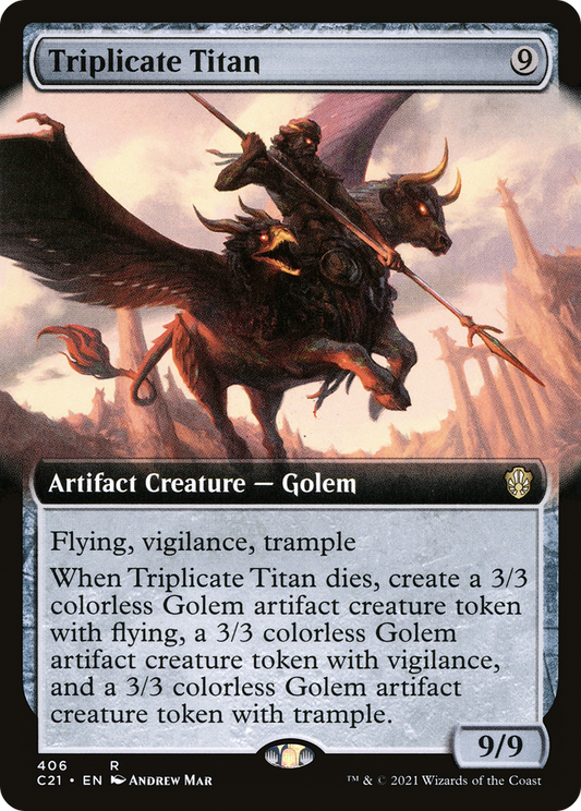 Triplicate Titan (C21-406) (Extended Art)