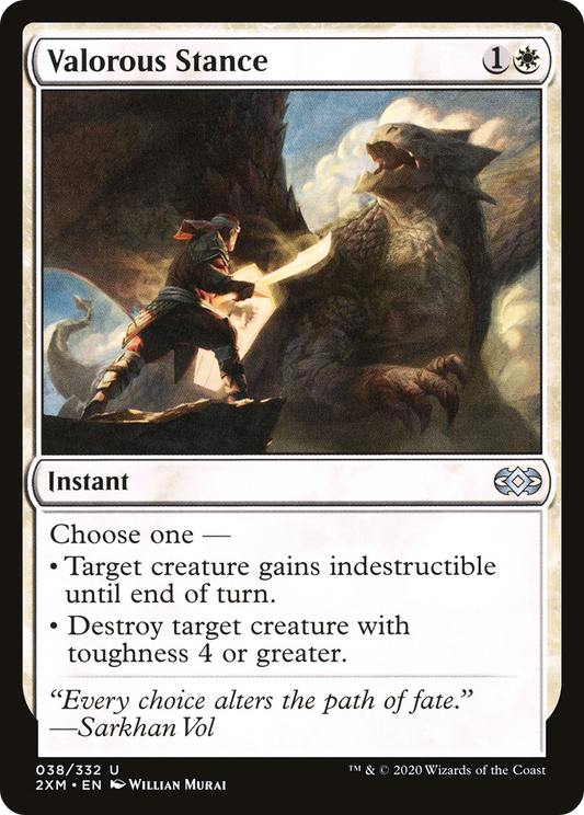 Valorous Stance (2XM-038) (Foil)
