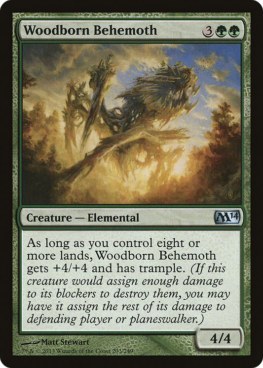 Woodborn Behemoth (M14-203) (Foil)
