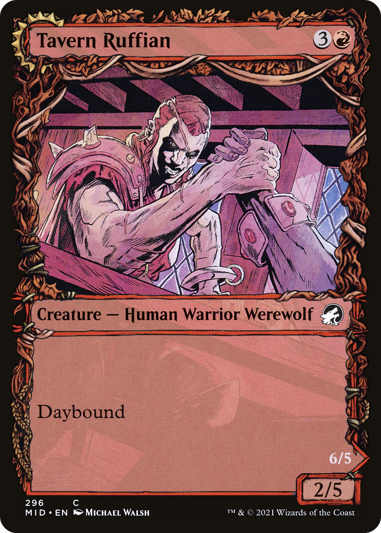 Tavern Ruffian // Tavern Smasher (MID-296) (Showcase) (Foil)