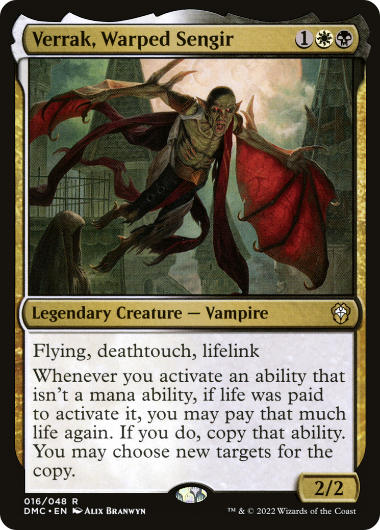 Verrak, Warped Sengir (DMC-016)