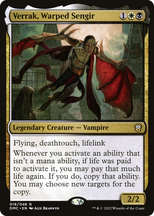 Verrak, Warped Sengir (DMC-016)