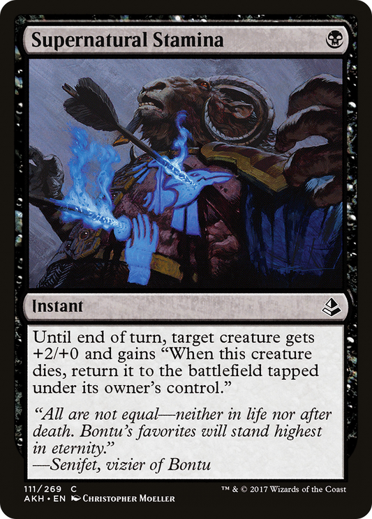 Supernatural Stamina (AKH-111) (Foil)